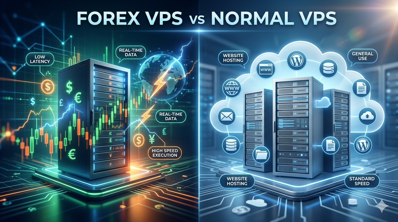 Forex VPS vs. Normal VPS Image